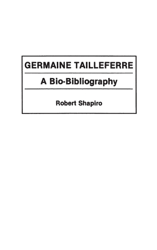 Germaine Tailleferre