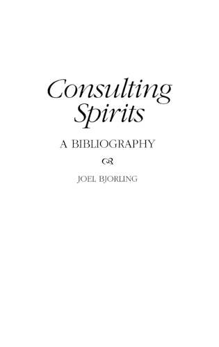Consulting Spirits
