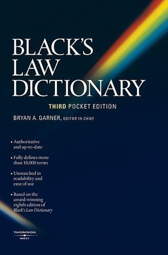 Black's Law Dictionary Pocket Edition