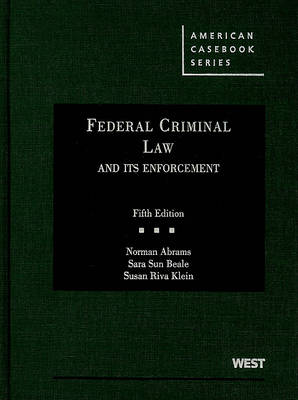 Federal Criminal Law and its Enforcement