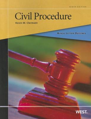 Black Letter Outline on Civil Procedure
