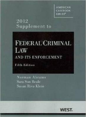 Federal Criminal Law and its Enforcement