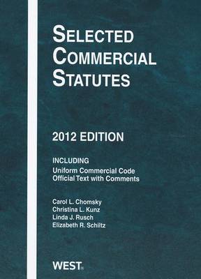 Selected Commercial Statutes