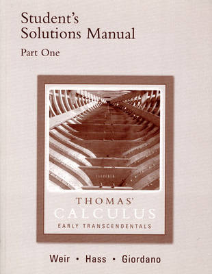 Student Solutions Manual Part 1