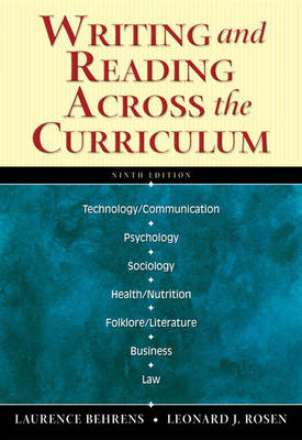 Writing and Reading Across the Curriculum (with MyCompLab)