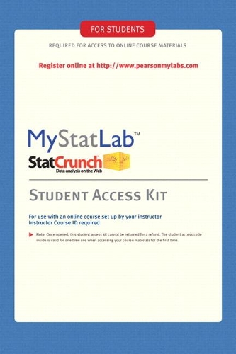 MyLab Statistics -- Standalone Access Card