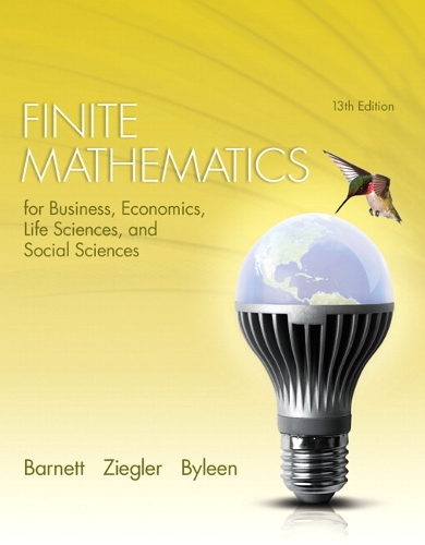 Finite Mathematics for Business, Economics, Life Sciences, and Social Sciences