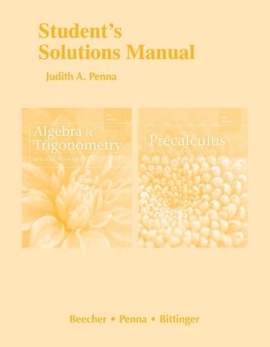 Student Solutions Manual for Algebra and Trigonometry and Precalculus