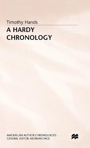 A Hardy Chronology