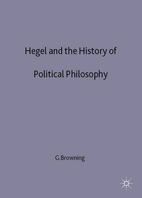 Hegel and the History of Political Philosophy