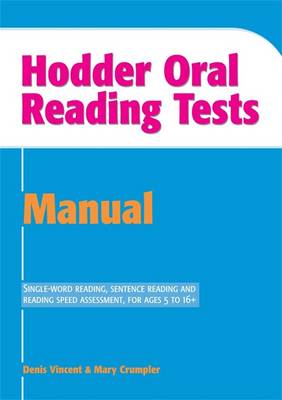 Hodder Oral Reading Tests: Manual