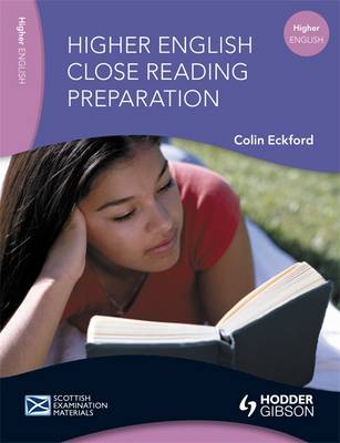 Higher English: Close Reading Preparation