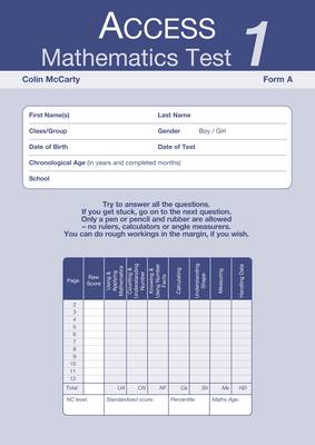 Access Mathematics Test (AMT) 1 Form A