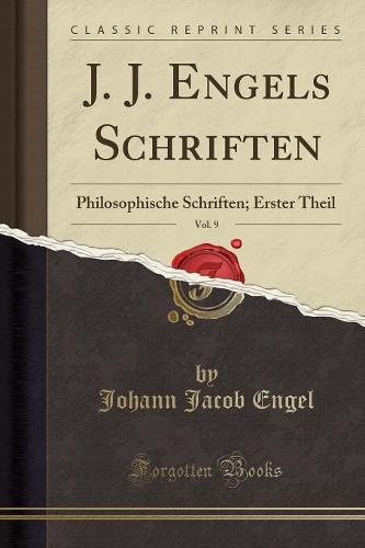 J. J. Engels Schriften, Vol. 9