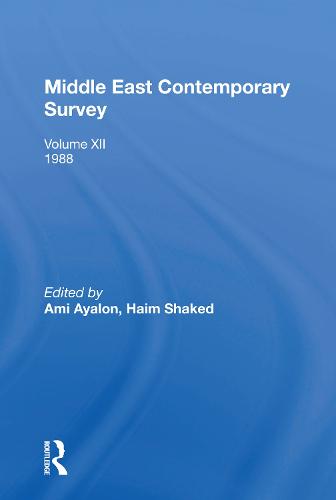 Middle East Contemporary Survey