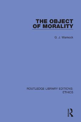 The Object of Morality