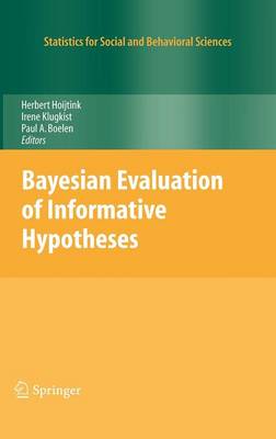 Bayesian Evaluation of Informative Hypotheses