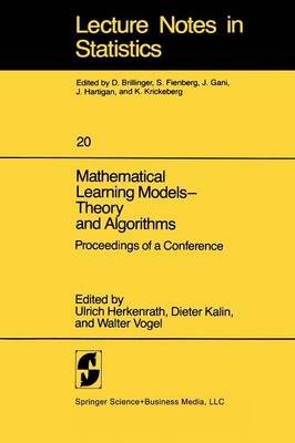 Mathematical Learning Models — Theory and Algorithms