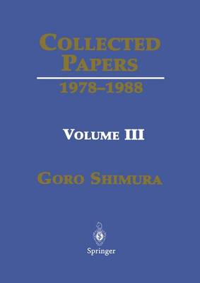 Collected Papers III: 1978-1988 v. 3