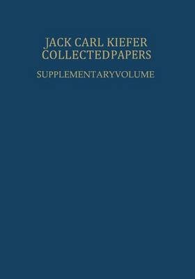 Collected Papers - Supplementary Volume