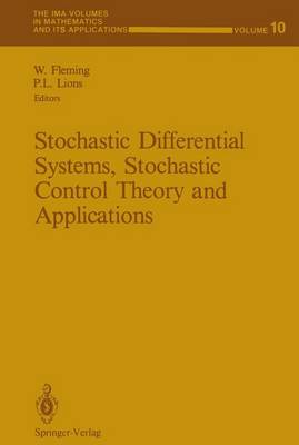 Stochastic Differential Systems, Stochastic Control Theory, and Applications