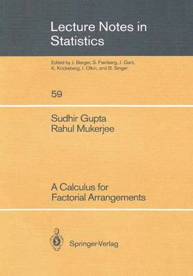 A Calculus for Factorial Arrangements