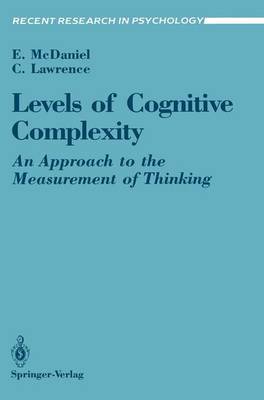 Levels of Cognitive Complexity