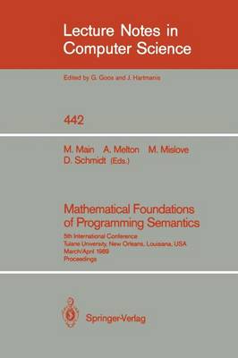 Mathematical Foundations of Programming Semantics