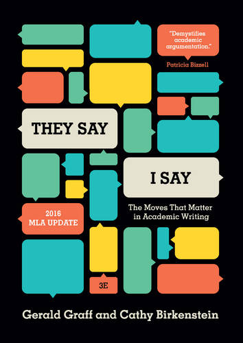 "They Say / I Say"