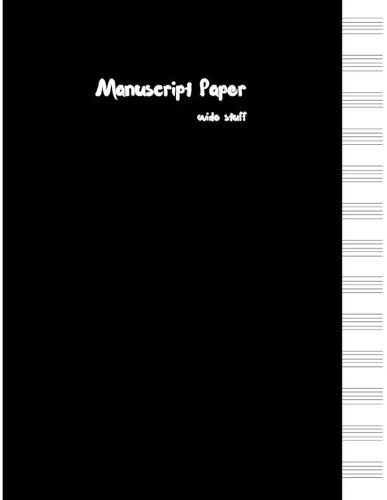 Manuscript Paper - Wide Staff