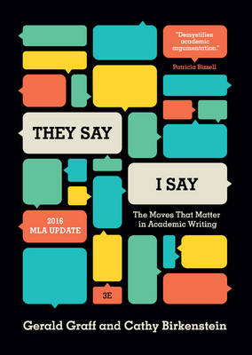 "They Say / I Say"
