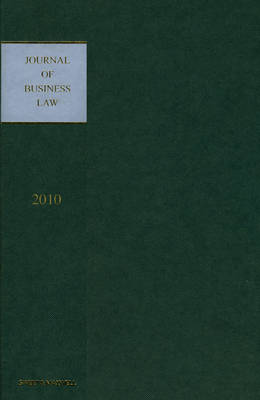 Journal of Business Law 2010 Bound Volume