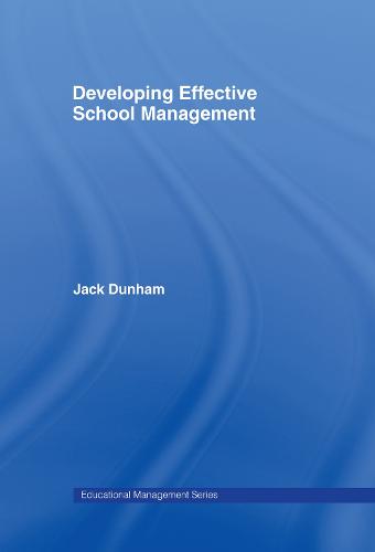 Developing Effective School Management