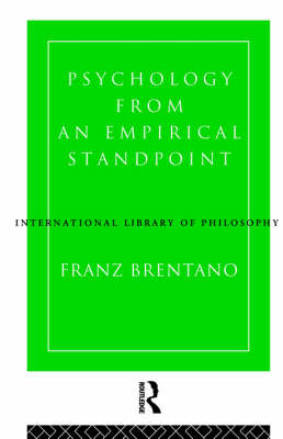 Psychology from an Empirical Standpoint
