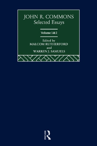 John R. Commons: Selected Essays