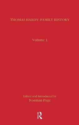 Thomas Hardy: Family History
