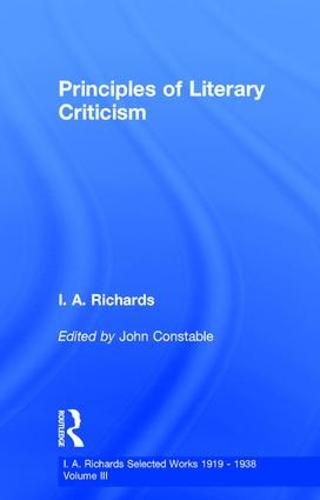 Principles of Literary Criticism V3