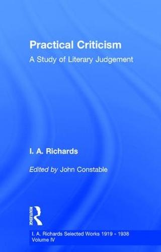 Practical Criticism V 4