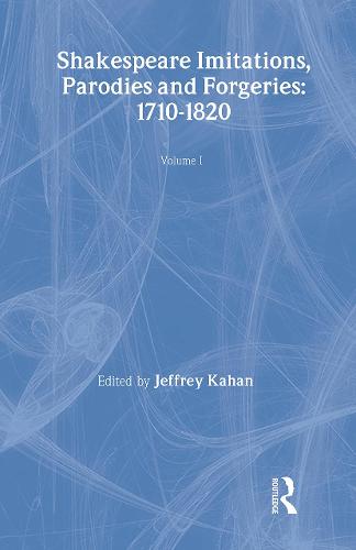 Shakespeare Imitations Vol 1
