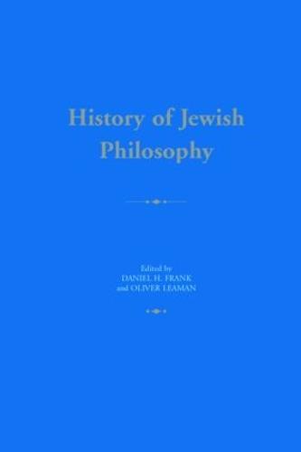 History of Jewish Philosophy
