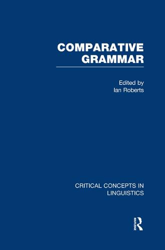 Comparative Grammar Crit Con Vol1