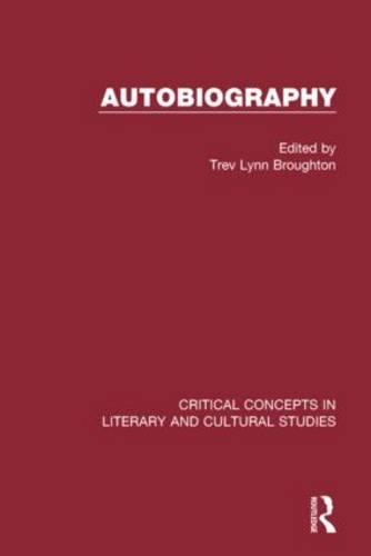 Auto/Biography Crit Conc Vol3