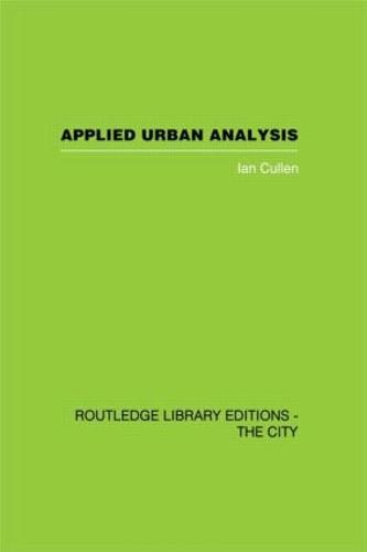 Applied Urban Analysis