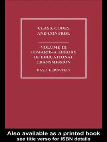 Towards a Theory of Educational Transmissions