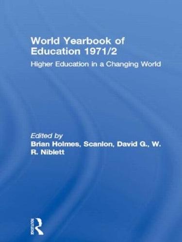 World Yearbook of Education 1971/2