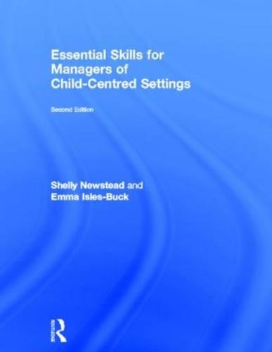 Essential Skills for Managers of Child-Centred Settings