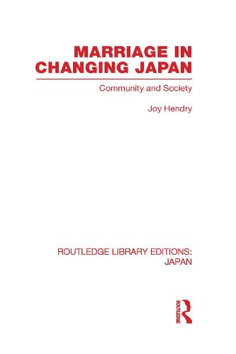 Marriage in Changing Japan