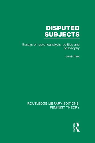 Disputed Subjects (RLE Feminist Theory)
