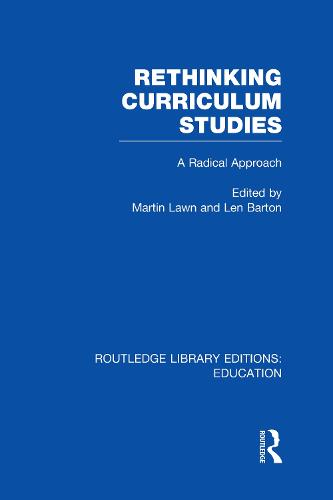 Rethinking Curriculum Studies