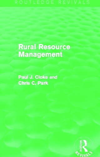 Rural Resource Management (Routledge Revivals)